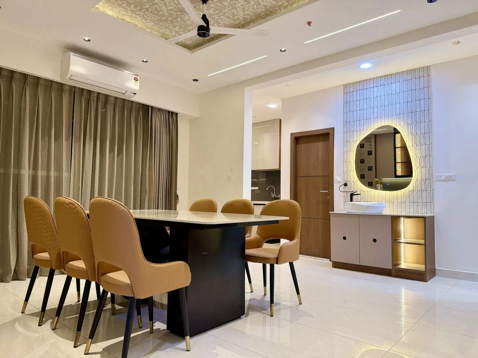 Real Kitchen Dry Area Cabinetry in Ghansoli